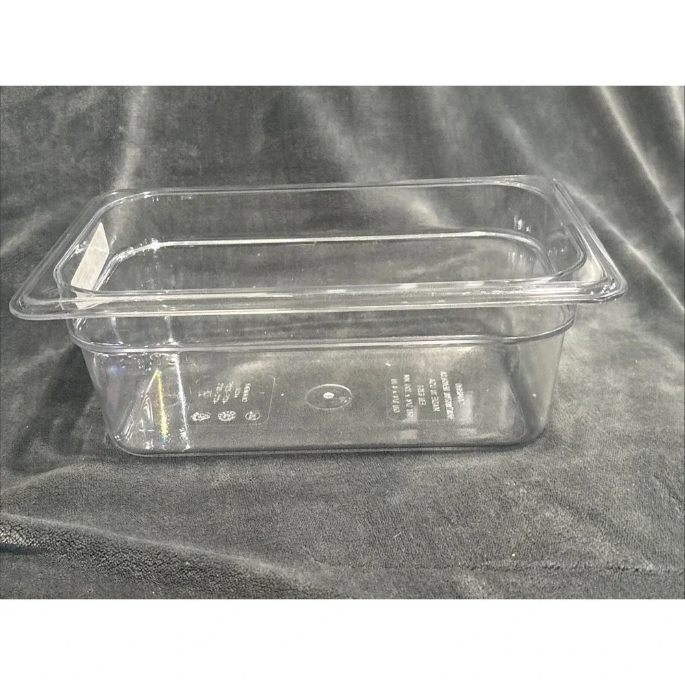 Cambro‎ Camwear 44CW135 Food Pan, 1/4 by 4-Inch, Clear
